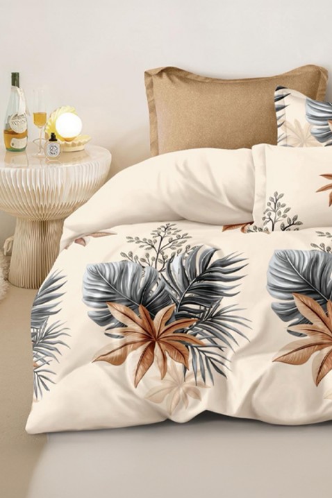 Спален комплект ELYSIA 200x220 cm памук - 4 части, Цвят: многоцветен, IVET.BG - Твоят онлайн бутик.