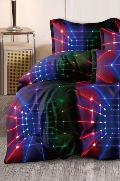 Спален комплект ERIONELA 200x220 cm памук - 4 части, Цвят: многоцветен, IVET.BG - Твоят онлайн бутик.