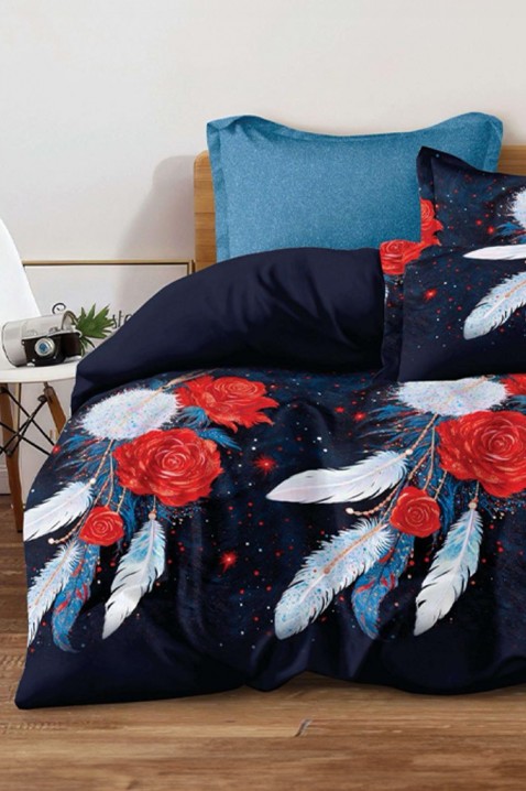 Спален комплект ISOLDEKA 200x220 cm памук - 4 части, Цвят: многоцветен, IVET.BG - Твоят онлайн бутик.
