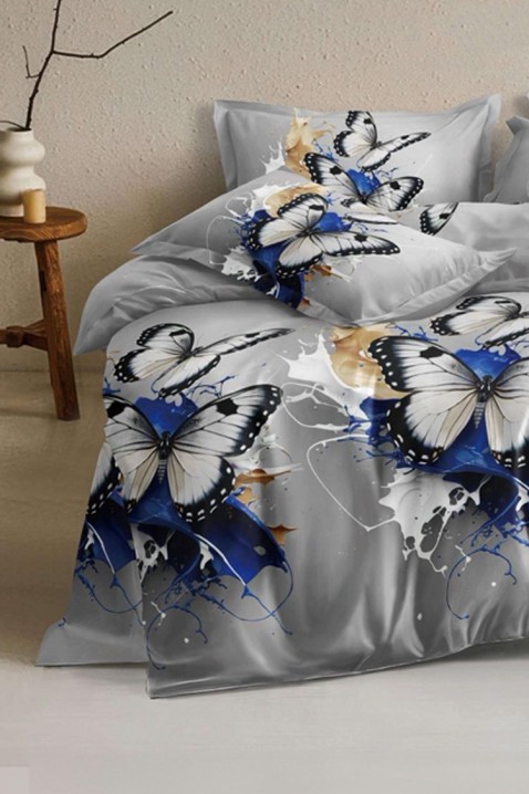 Спален комплект ATHERFA 200x220 cm памук - 4 части, Цвят: многоцветен, IVET.BG - Твоят онлайн бутик.
