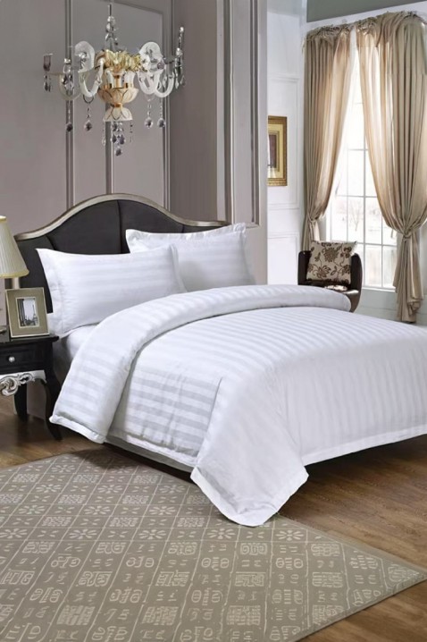 Спален комплект AMETILGA 200x220 cm памук - 3 части, Цвят: бял, IVET.BG - Твоят онлайн бутик.