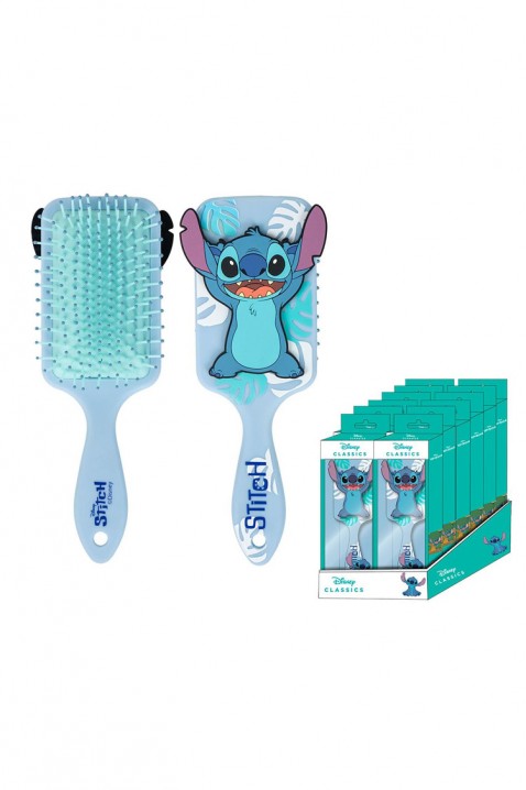 Детска четка за коса Blue Stitch, Цвят: син, IVET.BG - Твоят онлайн бутик.