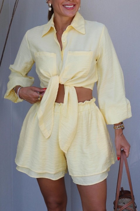 Комплект TAORMINKA YELLOW, Цвят: жълт, IVET.BG - Твоят онлайн бутик.