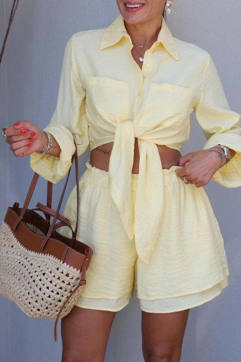 Комплект TAORMINKA YELLOW, Цвят: жълт, IVET.BG - Твоят онлайн бутик.