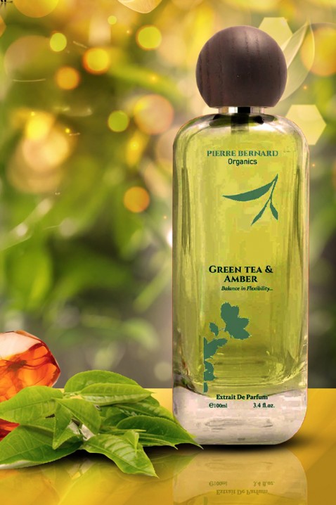 Парфюм Pierre Bernard Organics Green tea&Amber EDP 100 mlIVET.BG - Твоят онлайн бутик.