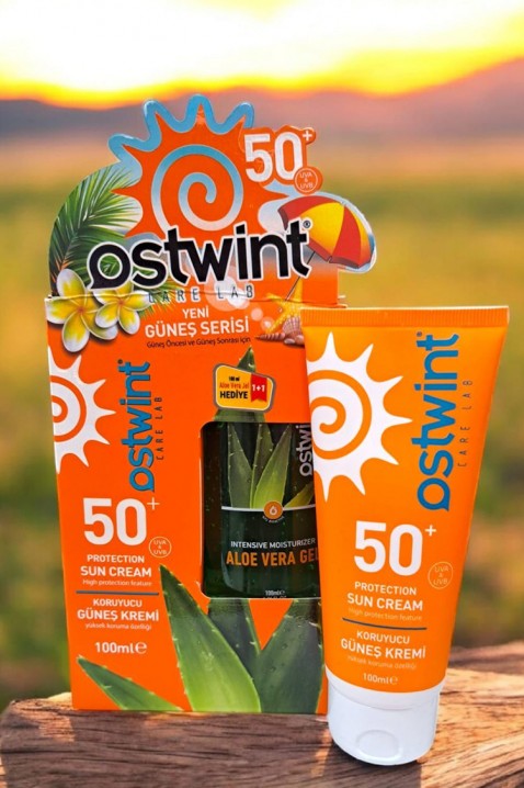 Козметичен комплект OSTWINT SPF 50 Sun Protection&Aloe Vera GelIVET.BG - Твоят онлайн бутик.