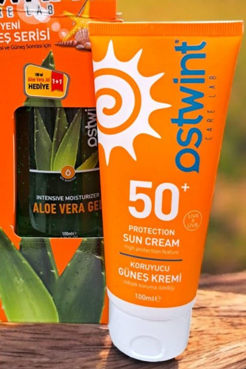 Козметичен комплект OSTWINT SPF 50 Sun Protection&Aloe Vera GelIVET.BG - Твоят онлайн бутик.