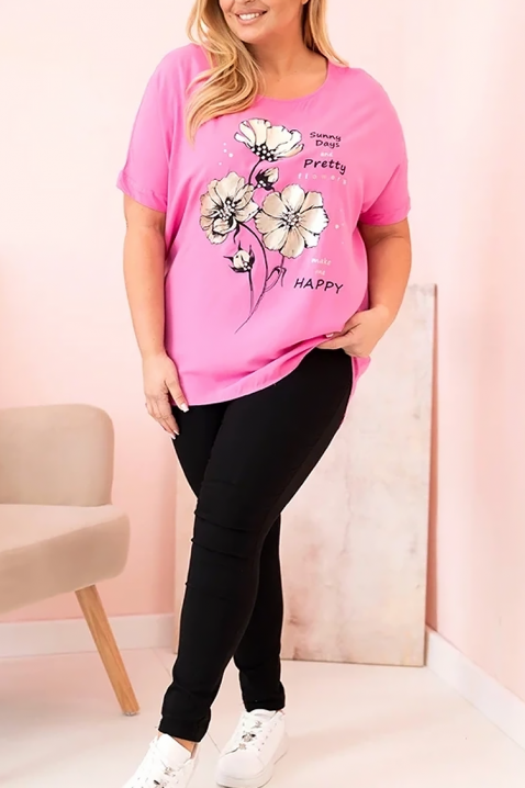 Тениска BROLINDA PINK, Цвят: розов, IVET.BG - Твоят онлайн бутик.