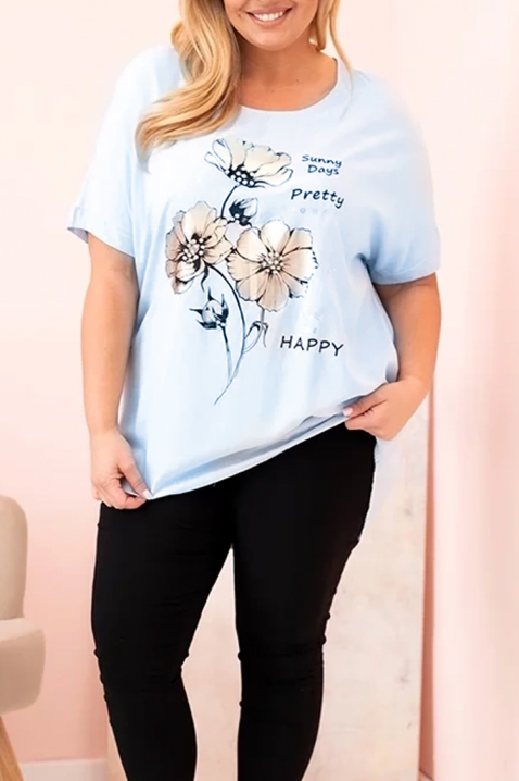 Тениска BROLINDA BLUE, Цвят: син, IVET.BG - Твоят онлайн бутик.
