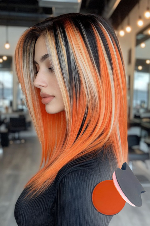 Тебешир за коса TINTESSA ORANGE, Цвят: оранжев, IVET.BG - Твоят онлайн бутик.