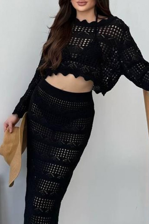 Комплект KALIMEHA BLACK, Цвят: черен, IVET.BG - Твоят онлайн бутик.