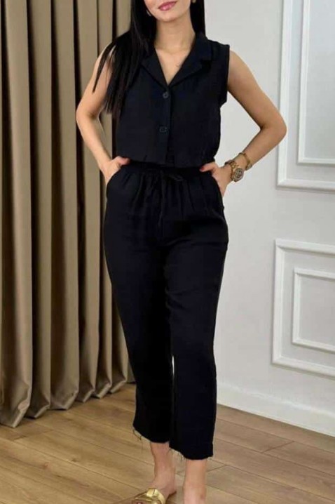 Комплект ZARAKAVA BLACK, Цвят: черен, IVET.BG - Твоят онлайн бутик.