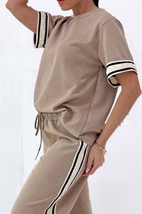 Комплект TEREAKA BEIGE, Цвят: беж, IVET.BG - Твоят онлайн бутик.