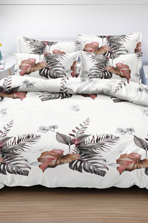 Спален комплект BIOGEXA 200x220 cm памук - 4 части, Цвят: бял, IVET.BG - Твоят онлайн бутик.