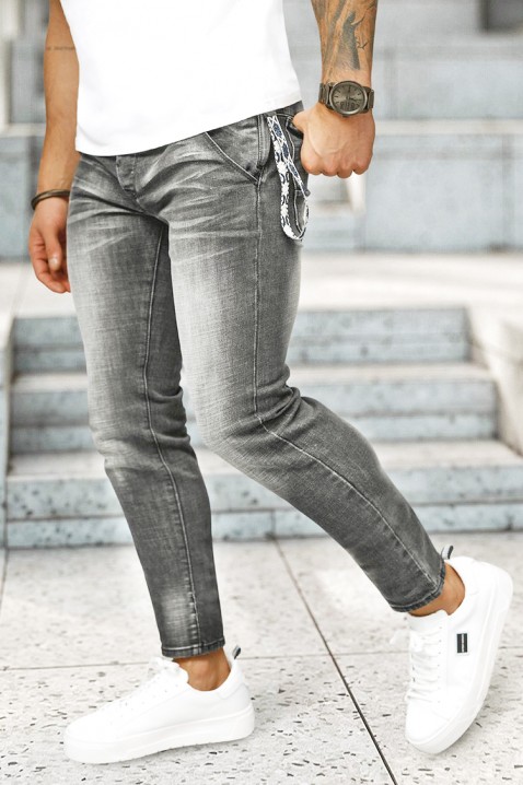 Дънки DENIMZO BLACK, Цвят: черен, IVET.BG - Твоят онлайн бутик.