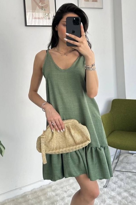 Рокля COMFORTINA GREEN, Цвят: зелен, IVET.BG - Твоят онлайн бутик.