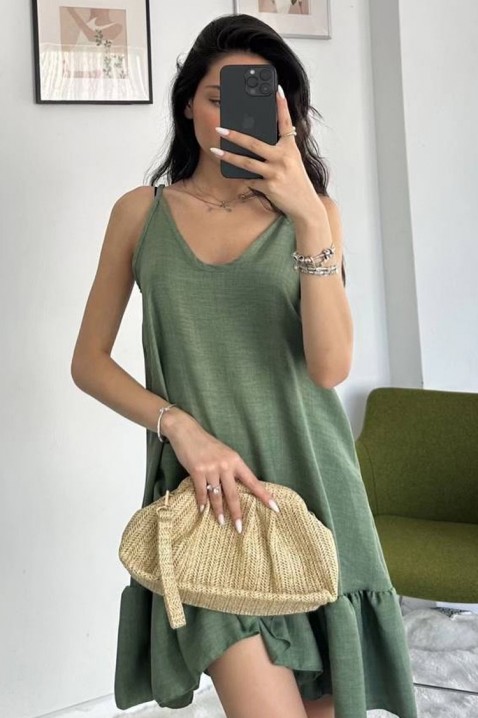 Рокля COMFORTINA GREEN, Цвят: зелен, IVET.BG - Твоят онлайн бутик.
