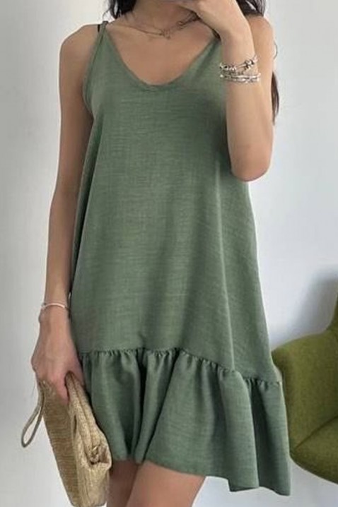Рокля COMFORTINA GREEN, Цвят: зелен, IVET.BG - Твоят онлайн бутик.