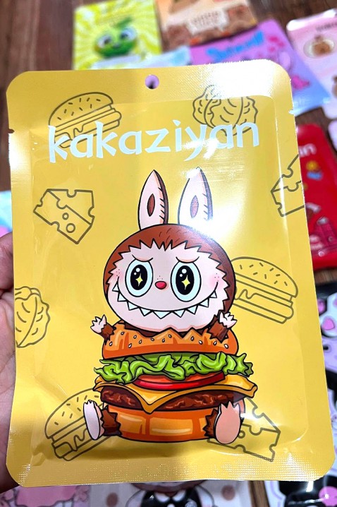 Маска за лице KAKAZIYAN LABUBU Face Mask YELLOWIVET.BG - Твоят онлайн бутик.