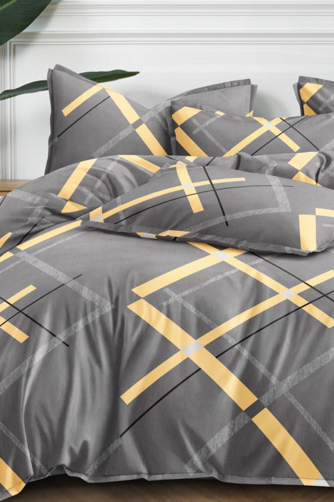 Спален комплект ARTILJA 200x220 cm памук - 4 части, Цвят: сив, IVET.BG - Твоят онлайн бутик.