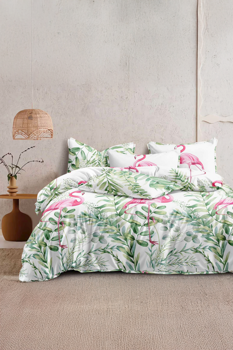 Спален комплект KLIOLFA 200x220 cm памук - 4 части, Цвят: многоцветен, IVET.BG - Твоят онлайн бутик.