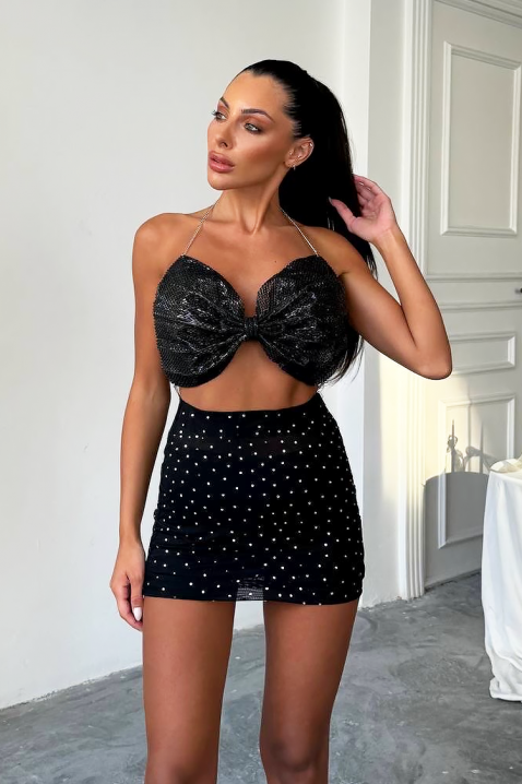 Комплект BRILANZATA BLACK, Цвят: черен, IVET.BG - Твоят онлайн бутик.