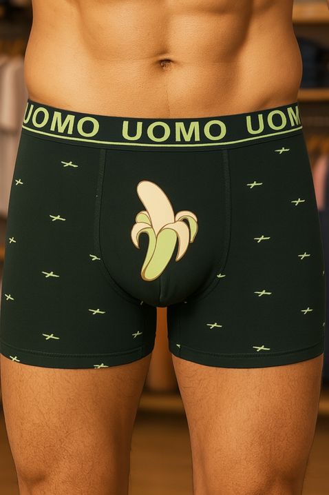 Мъжки боксерки VENZOTO DARK GREEN, Цвят: тъмнозелен, IVET.BG - Твоят онлайн бутик.
