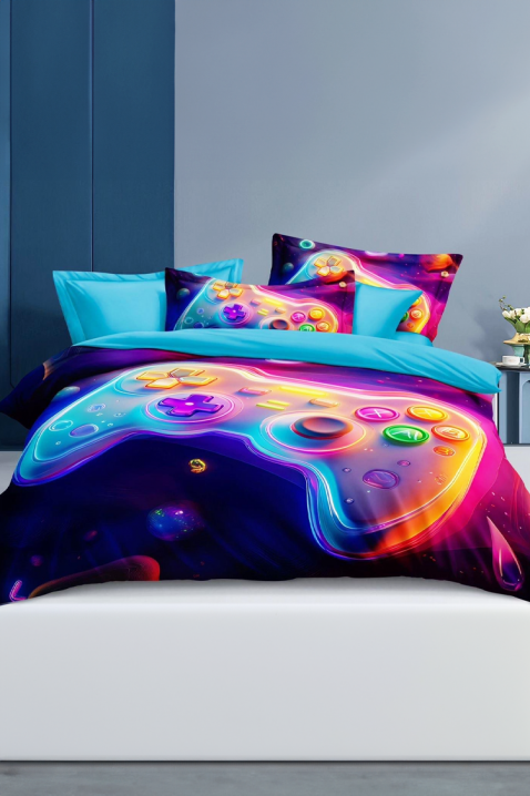 Спален комплект GAME 160x200 cm памук - 3 части, Цвят: многоцветен, IVET.BG - Твоят онлайн бутик.