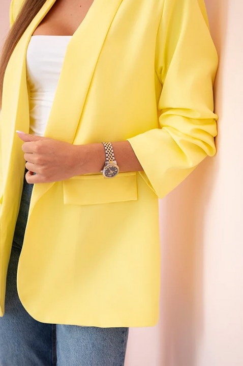 Сако LALINA YELLOW, Цвят: жълт, IVET.BG - Твоят онлайн бутик.