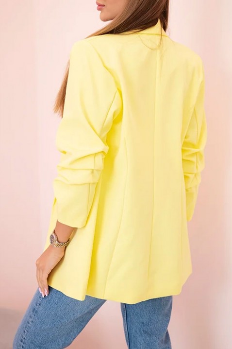 Сако LALINA YELLOW, Цвят: жълт, IVET.BG - Твоят онлайн бутик.
