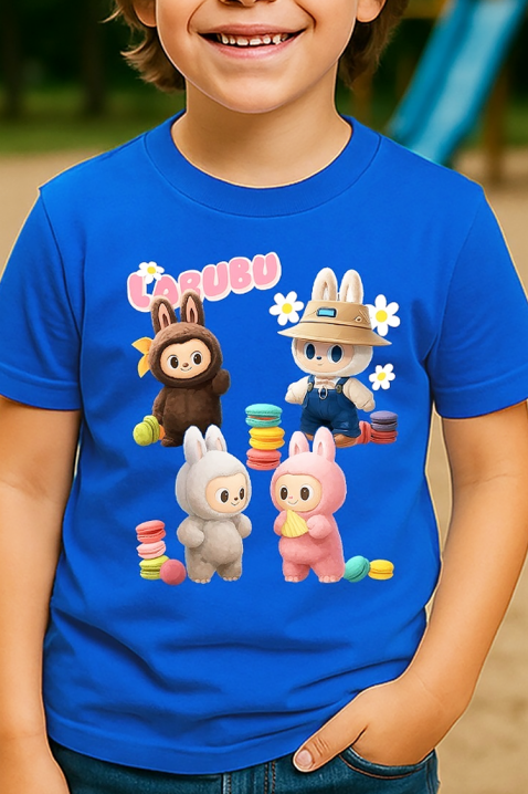 Детска тениска LABUBU TOYTOP BLUE, Цвят: син, IVET.BG - Твоят онлайн бутик.