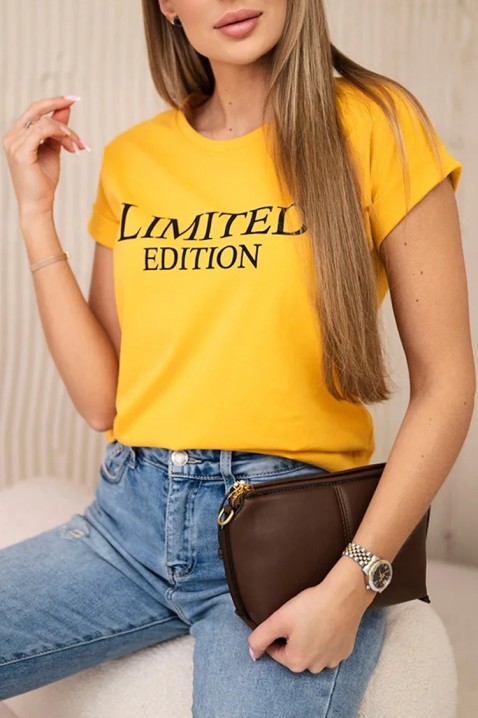 Тениска SUKREZA YELLOW, Цвят: жълт, IVET.BG - Твоят онлайн бутик.