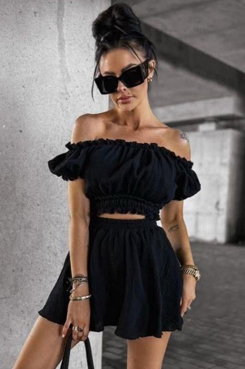 Комплект VELIRGA BLACK, Цвят: черен, IVET.BG - Твоят онлайн бутик.