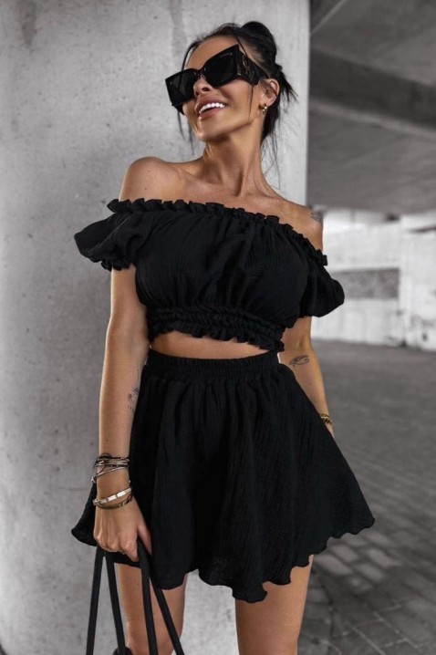 Комплект VELIRGA BLACK, Цвят: черен, IVET.BG - Твоят онлайн бутик.