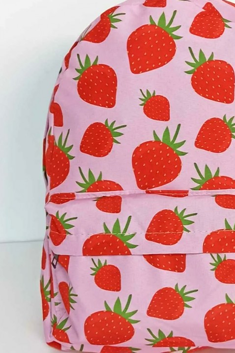 Детска раница STRAWBERA, Цвят: розов, IVET.BG - Твоят онлайн бутик.