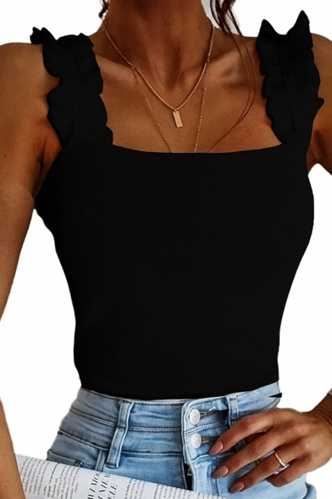 Топ BRANILA BLACK, Цвят: черен, IVET.BG - Твоят онлайн бутик.
