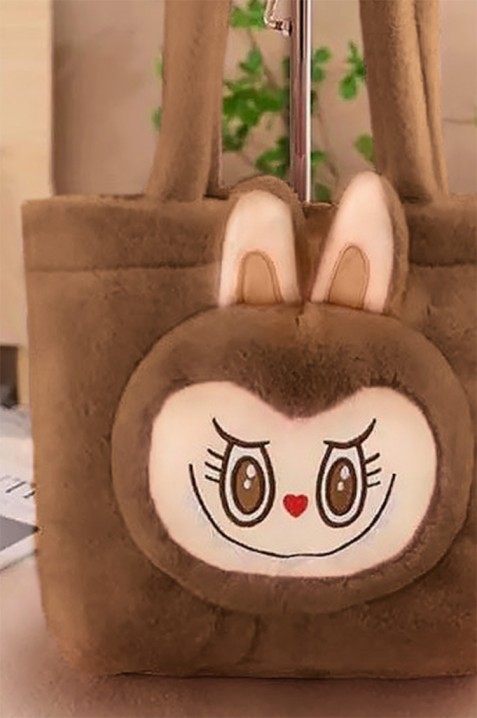 Чанта LABUBUBAG BROWN, Цвят: кафяв, IVET.BG - Твоят онлайн бутик.