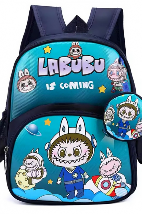 Детска раница LAUBUBU SHOOLITA, Цвят: син, IVET.BG - Твоят онлайн бутик.