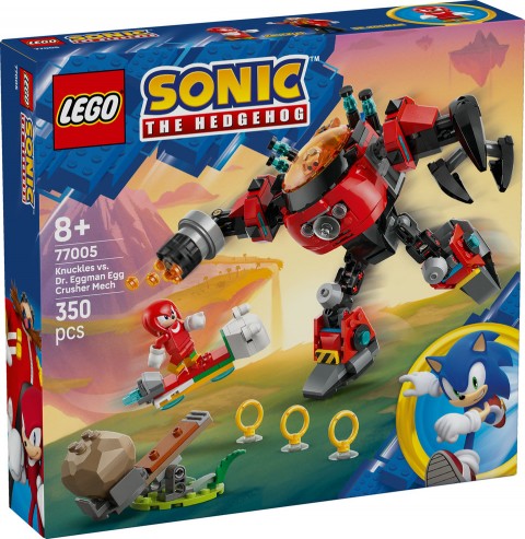 77005 | Knuckles срещу Dr. Eggman в робота Egg CrusherIVET.BG - Твоят онлайн бутик.