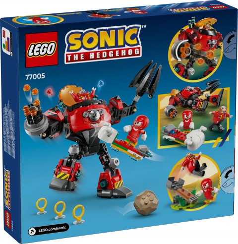 77005 | Knuckles срещу Dr. Eggman в робота Egg CrusherIVET.BG - Твоят онлайн бутик.