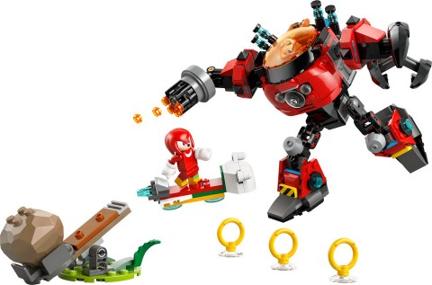 77005 | Knuckles срещу Dr. Eggman в робота Egg CrusherIVET.BG - Твоят онлайн бутик.