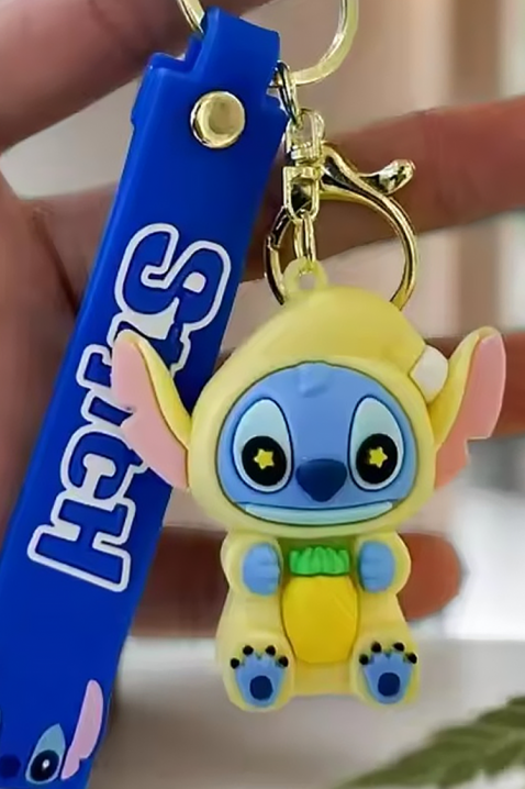 Аксесоар за чанта STITCH PINEAPPLE, Цвят: жълт, IVET.BG - Твоят онлайн бутик.