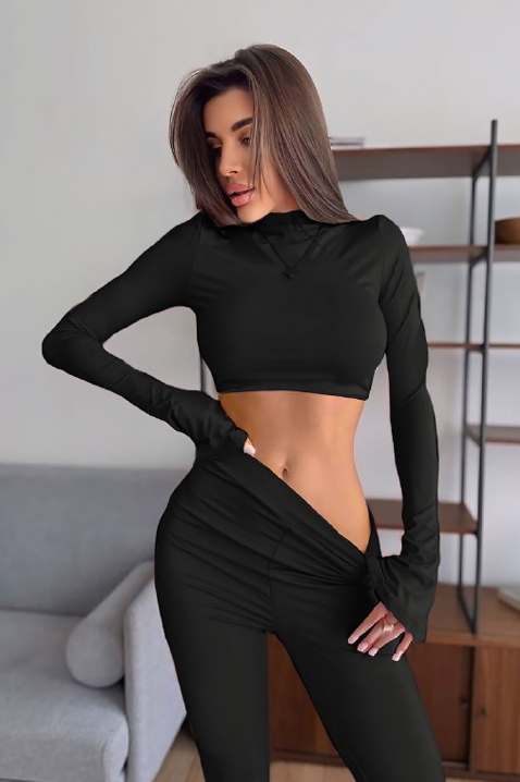 Комплект ZARNELFA BLACK, Цвят: черен, IVET.BG - Твоят онлайн бутик.