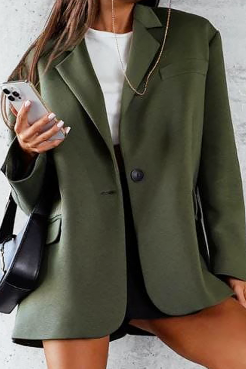 Сако FLONICIA KHAKI, Цвят: каки, IVET.BG - Твоят онлайн бутик.