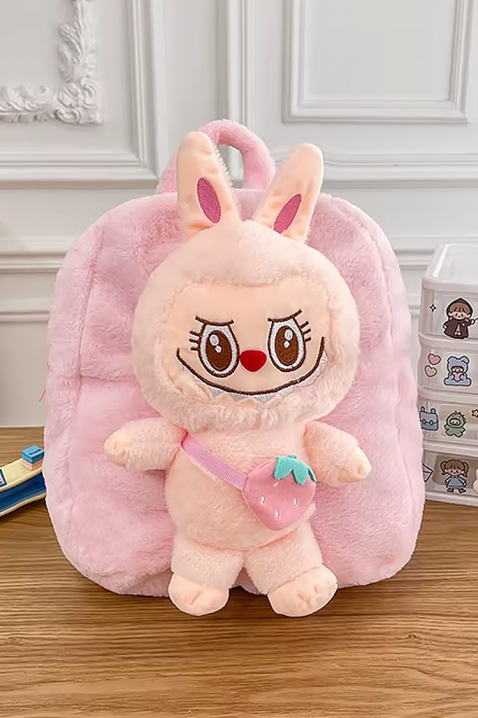 Детска раница LABUBU BERRY PINK, Цвят: розов, IVET.BG - Твоят онлайн бутик.