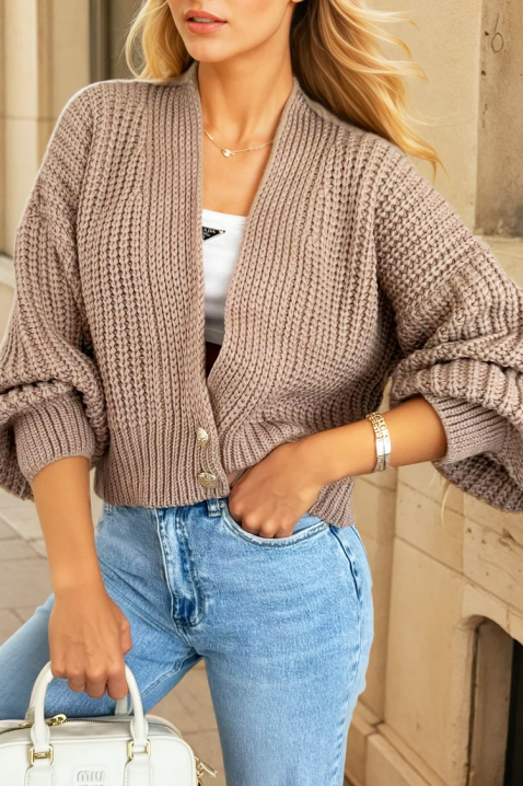 Жилетка VLANENA BEIGE, Цвят: беж, IVET.BG - Твоят онлайн бутик.