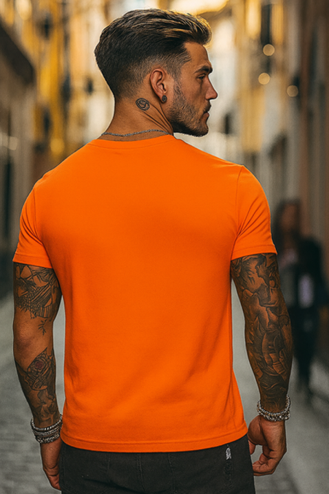 Мъжка тениска BERKEDO ORANGE, Цвят: оранжев,розов, IVET.BG - Твоят онлайн бутик.