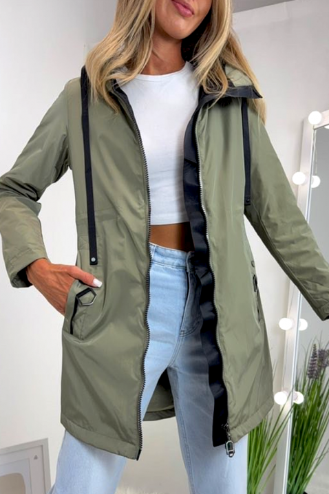 Яке POINELJA KHAKI, Цвят: каки, IVET.BG - Твоят онлайн бутик.