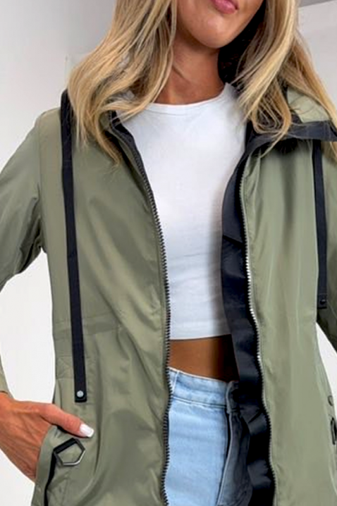 Яке POINELJA KHAKI, Цвят: каки, IVET.BG - Твоят онлайн бутик.