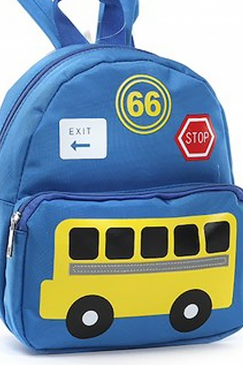 Детска раница BUSCHOOL BLUE, Цвят: син, IVET.BG - Твоят онлайн бутик.